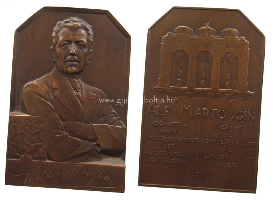 Josue Dupon - Alfred Martougin 1930 / Az 1930-as Antwerpeni Nemzetk�zi Ki�ll�t�s V�grehajt� Bizotts�g�nak eln�ke